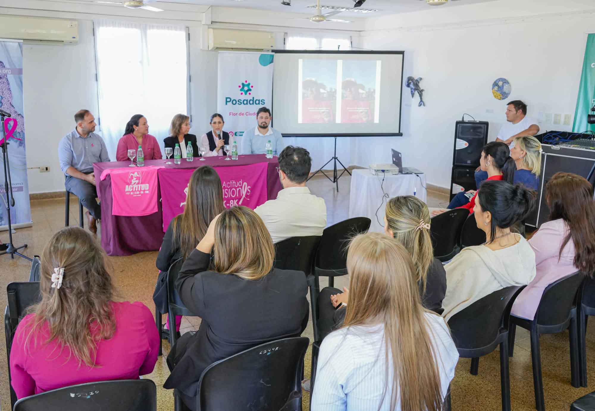 <p>Se presentó una nueva edición de la Maratón Rosa en Posadas</p>